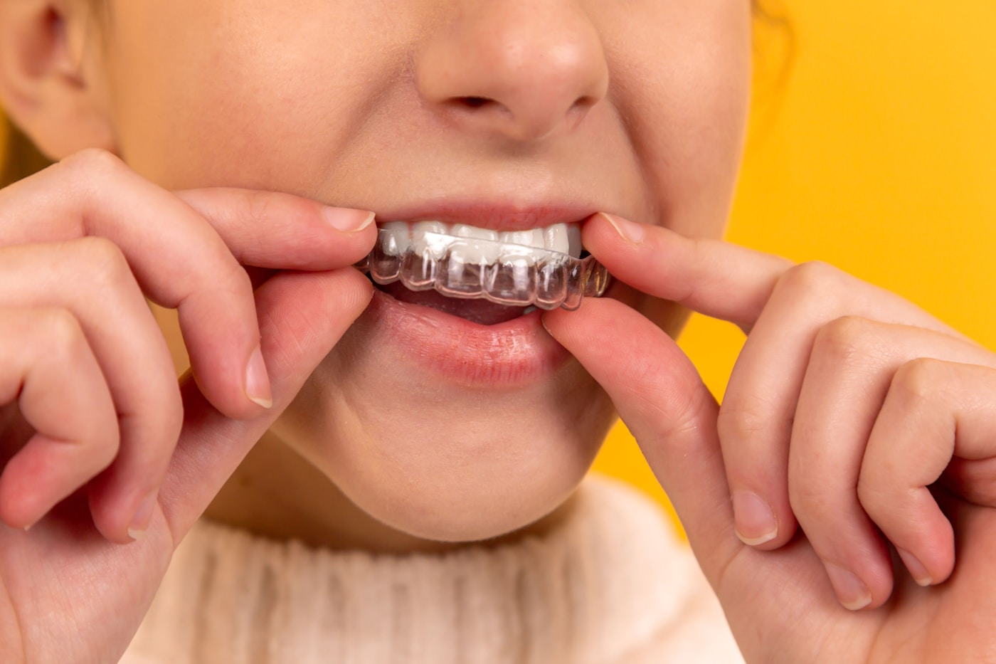 Confident smile after cosmetic dental care